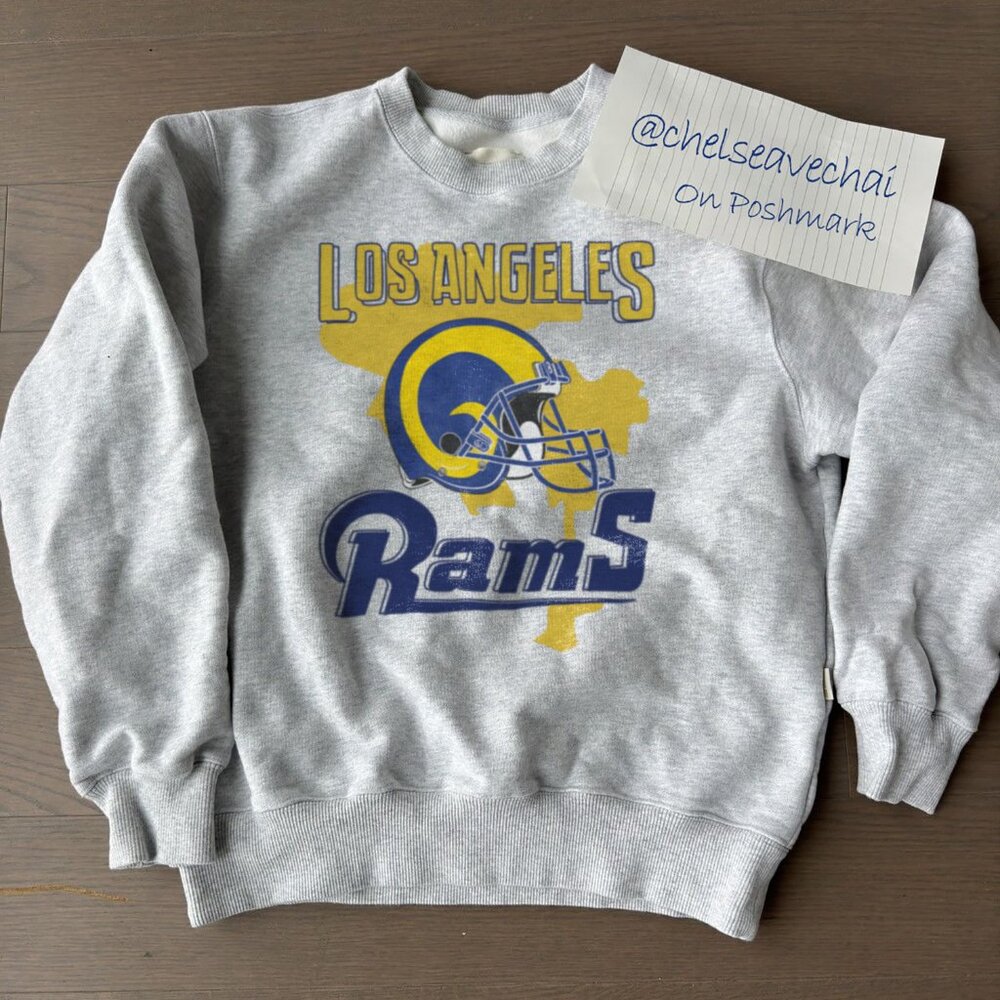 Vintage Los Angeles Rams Football Sweatshirt, Retro NFL LA Rams Unisex Shirt Tee